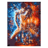 Painting by Numbers Nude Lovers